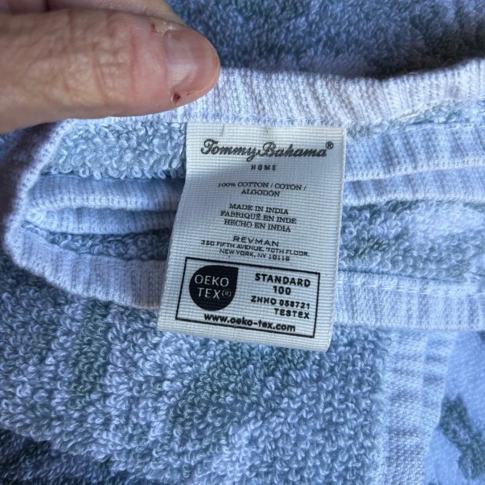 Tommy Bahama Bath Towels Cotton Towels 6-Piece Soft, Absorbent, Shadow Hibiscus